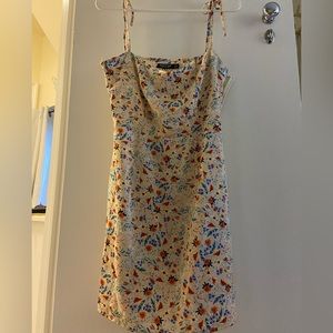 nasty gal, floral printed mini dress